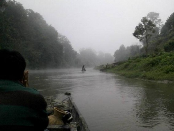 Oil spill in Tripura river, water treatment plants shut